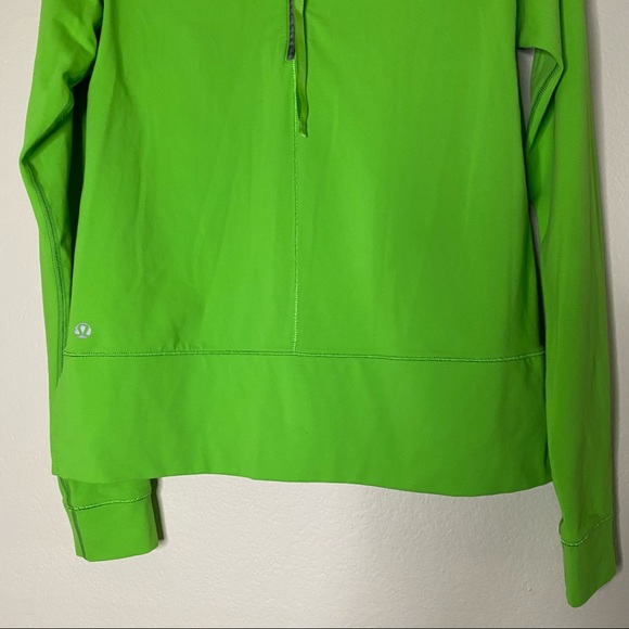 LULULEMON Frond green Run: Warm Up Crew top 4 - Picture 9 of 11